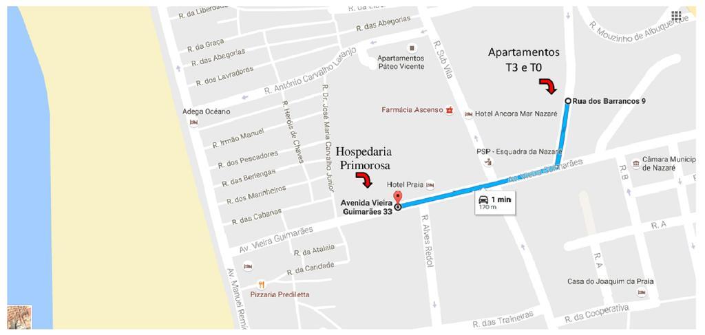 Hospedaria A Primorosa Nazaré Exterior foto